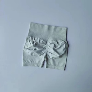 Pantalones cortos de gimnasio sin costuras Cintura alta Fitness Biker Pantalones cortos de impacto para mujeres Pantalones cortos de yoga personalizados para mujeres al por mayor - Product Image 4