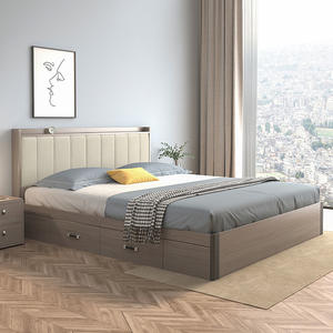 LIT REINE CARPI AVEC RANGEMENT PAR ROYALAOK - Product Image 1