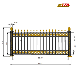 Proveedor de Vietnam de panel de valla de metal valla de hierro forjado valla de privacidad hecha en Vietnam con materias primas locales - Product Image 6