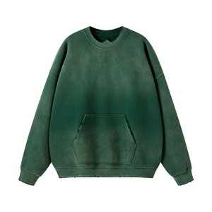 Sudaderas de algodón Vintage Wash 100%, sudaderas con capucha de lavado ácido de peso pesado, sudaderas de hombre de lavado ácido hechas a medida, ropa de calle básica - Product Image 1