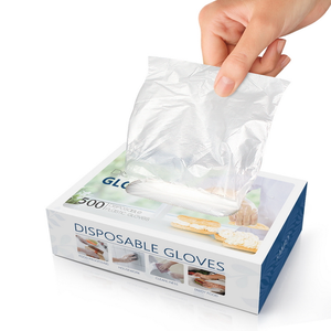 Transparent HDPE Multipurpose <b>Plastic</b> <b>Gloves</b> Made of Virgin Resin for Food Handling Packaging & Printing Products - Product Image 4