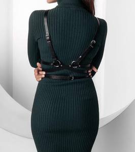 Cinturón de arnés de pecho de cuero para mujer, cinturón ajustable, diseño moderno y elegante, perfecto para uso diario, regalo para ella y para el día a día - Product Image 2