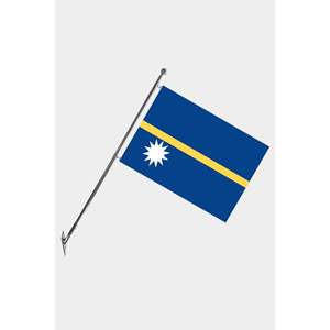 Ensemble de mât de drapeau télescopique mural pour drapeaux et bannières, fabriqué en polyester durable avec des graphiques imprimés numériquement - Product Image 1