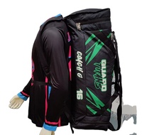 Bolsa Deportiva de Fútbol Americano Negra de Alta Calidad con Logotipo Personalizado, 600D, con Cierre de Cremallera y Función de Secado Rápido para Equipo Deportivo - J S Sports
