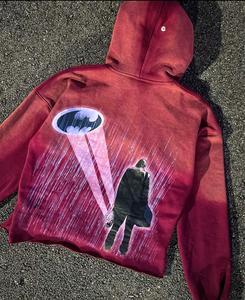 Vente en gros de sweats à capuche d'hiver personnalisés avec motifs, en molleton épais 100% coton, coupe oversize pour hommes, y compris les grandes tailles - Product Image 6