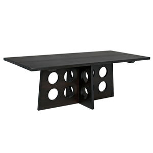 Legends of Asia Solid Mango Wooden Square Shape Custom Size Top Circle Pattern <b>Wood</b> <b>Legs</b> Nordic Design Home Kitchen <b>Dining</b> <b>Table</b> - Product Image 2