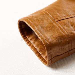 Chaquetas de moto de cuero para hombre de talla grande de invierno transpirables de alta calidad con contraste de color y diseño único - Product Image 5