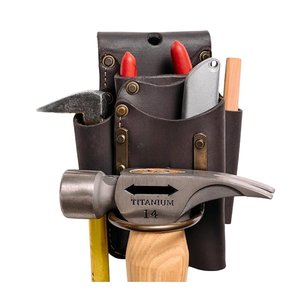 Soporte de martillo de cuero de vaca Premium, accesorio de cinturón de herramientas hecho a mano para profesionales, soporte de martillo, uso fuerte y confiable - Product Image 1