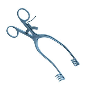 Retractor Adson de acero inoxidable de calidad superior, instrumentos veterinarios quirúrgicos con revestimiento azul, retractores Beckman - Product Image 5