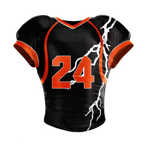 Uniforme de fútbol americano OEM, totalmente de poliéster, diseño personalizado, conjunto de camisetas deportivas, uniforme de club deportivo - Product Image 4