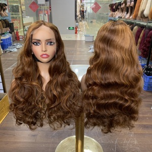 Affordable Bulk Stock 13x4 Lace 24 Inch Ocean Wave Sdd <b>Human</b> Hair <b>Wigs</b> Wholesale Bulk Sale Skin Friendly Breathable Lace - Product Image 5