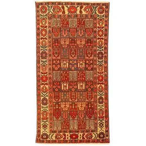 Alfombra persa Bakhtiar única de su tipo, 9'9 x 5'0 - Product Image 1
