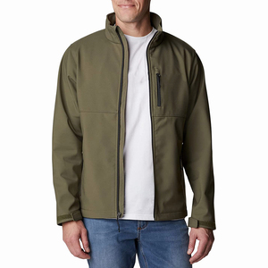 Custom logo Wholesale OEM Outdoor Wear <b>Soft</b> <b>Shell</b> Waterproof Windproof <b>Jacket</b> for Men's Polyester/nylon Softshell <b>Jacket</b> for man - Product Image 2