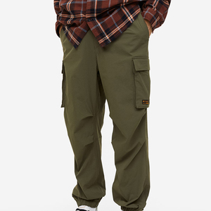 Pantalon de jogging cargo décontracté pour hommes Cordon de serrage Taille Plusieurs poches - Product Image 5