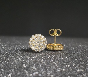 Exquisitos y Delicados Pendientes de Diamantes para Mujer, Oro Real, Plata 925, Moissanita, Elegantes y Brillantes, Regalo de Joyería - Product Image 3