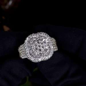 RB Gems Custom VVS Moissanite Diamond Hip Hop <b>Ring</b> High Demand Certified Fine Jewelry for Women and <b>Men</b> IGI Certified - Product Image 4
