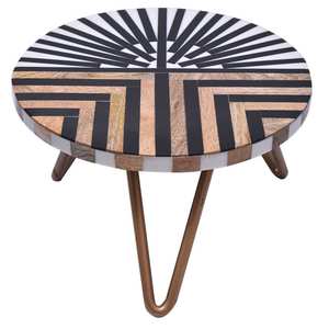 Base de madera de diseño exclusivo con soporte de metal Soporte de pastel de lágrima única Estilo de lujo Fiesta de oficina y restaurante en casa Soporte de pastel usado - Product Image 4