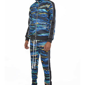 Survêtement en coton léger à bas quantité minimale de commande Nouveaux survêtements personnalisés à imprimé ajusté par sublimation - Product Image 5