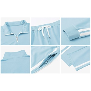 Super caliente de los hombres Casual de manga larga Slim Fit chándal de invierno 100% poliéster transpirable con cuello con capucha y logotipo personalizado - Product Image 4