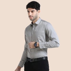 เสื้อเชิ้ตผ้าฝ้ายแท้ 100% สำหรับฤดูร้อน เป็นมิตรกับสิ่งแวดล้อม ทรงทางการ ไม่ยับ ระบายอากาศได้ดี รับผลิตแบบ ODM เสื้อลำลอง ผ้าลายก้างปลา - Product Image 1