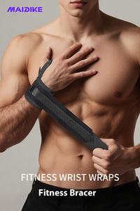 <b>Wrist</b> Wraps Band Neoprene & Elastic Figure 8 Lifting Strap for Gym & Weightlifting - Product Image 4