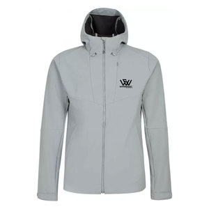 Chaqueta Cortavientos con Capucha de Alta Calidad, Informal, Ligera, Resistente, Transpirable, Ecológica, con Logotipo Frontal - Product Image 1