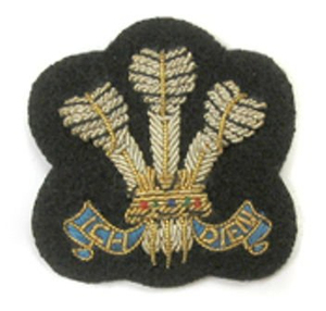 Insignias bordadas de la marca WOK Industries, insignias de blazer con bordado de bullion plateado, insignias de uniforme y trenzas bordadas para uniforme. - Product Image 2