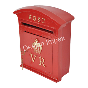 กล่องจดหมายติดผนังประตูด้านนอกกล่องโลหะรูปทรงรีแบบหรูหรา VR Royal POST - Product Image 6