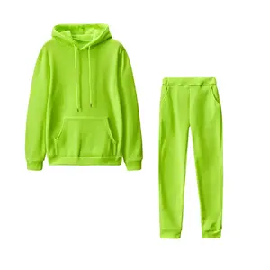 Conjunto Deportivo de Algodón de Alta Calidad, Grueso, Ecológico y Transpirable para Invierno, Diseño Liso - Product Image 2