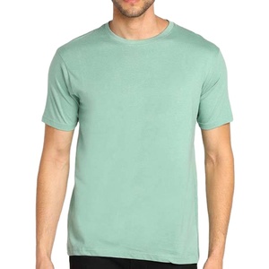 Vente en gros OEM T-shirts de sport à col arrondi T-shirts grande taille anti-rides avec logo personnalisé 100% coton T-shirts à manches courtes pour hommes - Product Image 1