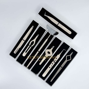 Pinzas Profesionales para Extensión de Pestañas, Pinzas de Aislamiento con Punta de Fibra de Acero Inoxidable, Pinzas para Cejas con Recubrimiento en Polvo, Herramientas de Belleza - Product Image 4