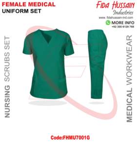 Uniformes antibactériens Ensemble de gommage Haut médical et pantalon Uniforme d'allaitement hospitalier Femmes en polyester et coton pour femmes - Product Image 2