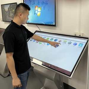 32 43 55 65 inch kỹ thuật số màn hình cảm ứng Bảng điều chỉnh kiosk màn hình tương tác kiosk màn hình cảm ứng điện dung hồng ngoại màn hình cảm ứng hiển thị - Product Image 4