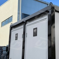 WC portable de camping extérieur UMD avec panneau sandwich, toilettes compostables écologiques, unité de douche à louer, garantie 1 an