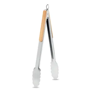 INIQ Custom Stainless Steel <b>BBQ</b> Tongs Premium Merchandising Tool for Outdoor Grilling - Product Image 1
