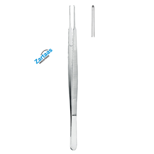 Fórceps de tejido Gerald de acero inoxidable de alta calidad, dientes rectos 1x2, 17cm/6,75 ", fabricante de instrumentos quirúrgicos - Product Image 1