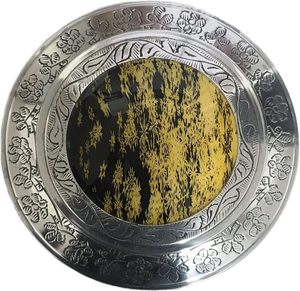 Urnas funerarias de cremación de aluminio con copos amarillos para adultos, estilo hermoso humano, urna funeraria de entierro hecha a mano, ceniza, tamaño personalizado - Product Image 3
