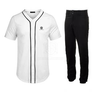 Tenues de baseball professionnelles les plus vendues, vêtements d'équipe respirants, grande taille, séchage rapide, anti-bactériens, vêtements de sport, kits de couleurs personnalisées - Product Image 1