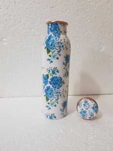 Botella de Agua de Cobre Prisma Designs al por Mayor con Impresión Única de Textura de Piedra/Mármol, Antiderrames, Ecológica, con Asa, Unisex - Product Image 6