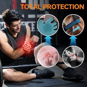 Gants de musculation demi-doigts pour la gym, la musculation et l'entraînement physique – Vente en gros directe usine - Product Image 6