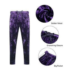 Ensemble de survêtement pour homme en velours à manches longues avec fermeture éclair intégrale, jogging et veste, tenue décontractée unie pour l'hiver - Product Image 1