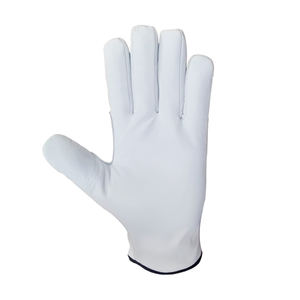 Gants de travail en cuir pleine fleur de qualité supérieure, doublés, résistants aux chocs, avec logo personnalisé, pour hommes, pour la conduite et l'industrie - Product Image 3