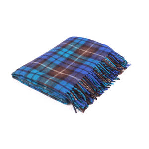 Manta de tiro personalizada al mejor precio, manta de tartán de mezcla acrílica tejida a mano auténtica de algodón - Product Image 6