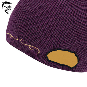 Gorras de invierno con logotipo personalizado de Jacquard para hombre-¡Sombreros de lana de punto de alta calidad en su elección de colores! - Product Image 6