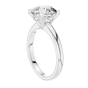 Anillo Solitario con Diamante Cultivado en Laboratorio de Corte Brillante Redondo de 2.5 CT para Mujer, Diamante VVS-VS EF CVD, Oro de 18K, 14K, 10K y Plata 925 - Product Image 1