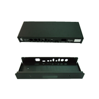 Amplificateur professionnel Abrahamsen Audio A-DAC II, boîtier estampé, DAC 24 bits/192 kHz, 2.0 canaux, entrées USB/Toslink, RCA/XLR