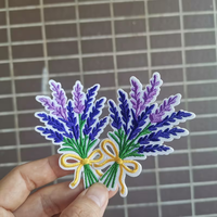 Patch thermocollant personnalisé pour vêtements, accessoires pour chapeaux, chaussures, valises, patch décoratif en forme de pudding, avec support adhésif, thermocollant ou à coudre, badge
