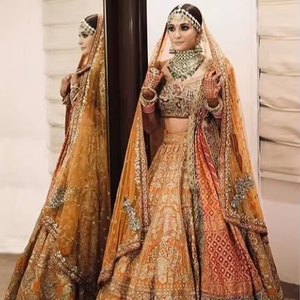 Koti-cuentas de cristal decorativas para boda, elegante, con Lehenga, para el trabajo, novedad, 2021 - Product Image 6