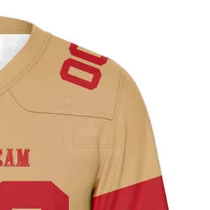 Servicios OEM, camiseta de fútbol americano de último estilo, camiseta de fútbol americano de diseño personalizado de alta calidad - Product Image 3