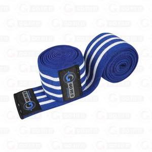 <b>Best</b> Customized Neoprene <b>Wrist</b> Knee Wraps for Gym Adjustment Fitness Safety Protection with Logo for Weight Lifting Custom Size - Product Image 3